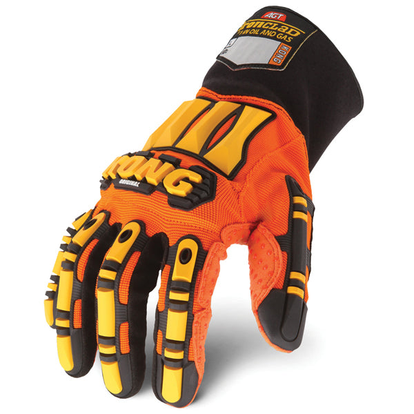 Ironclad KONG Original Oil & Gas Industry Impact Hi-Vis Gloves