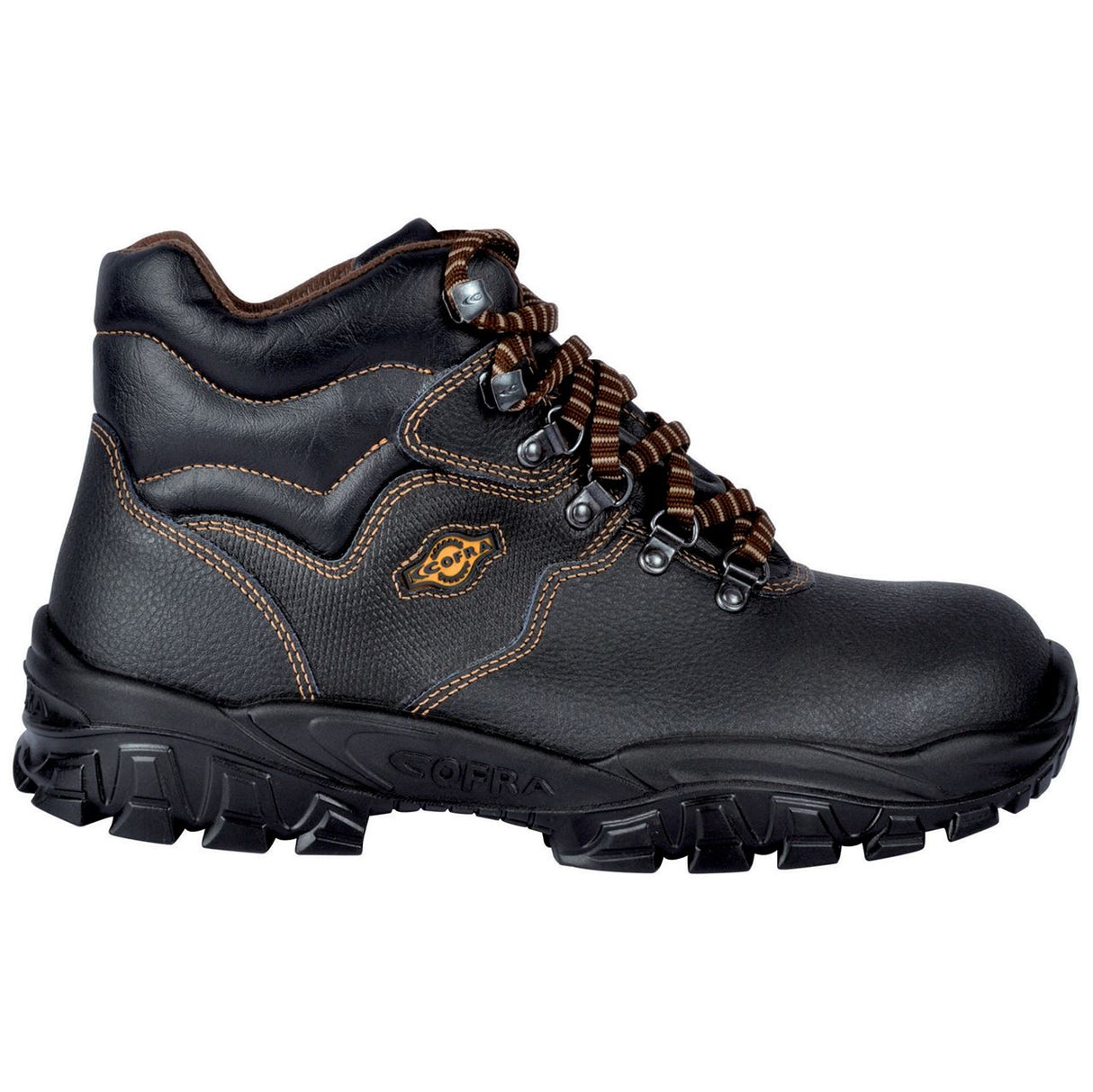Cofra Reno Unisex Antistatic Breathable Steel Toe Cap S3 Black Safety Boot