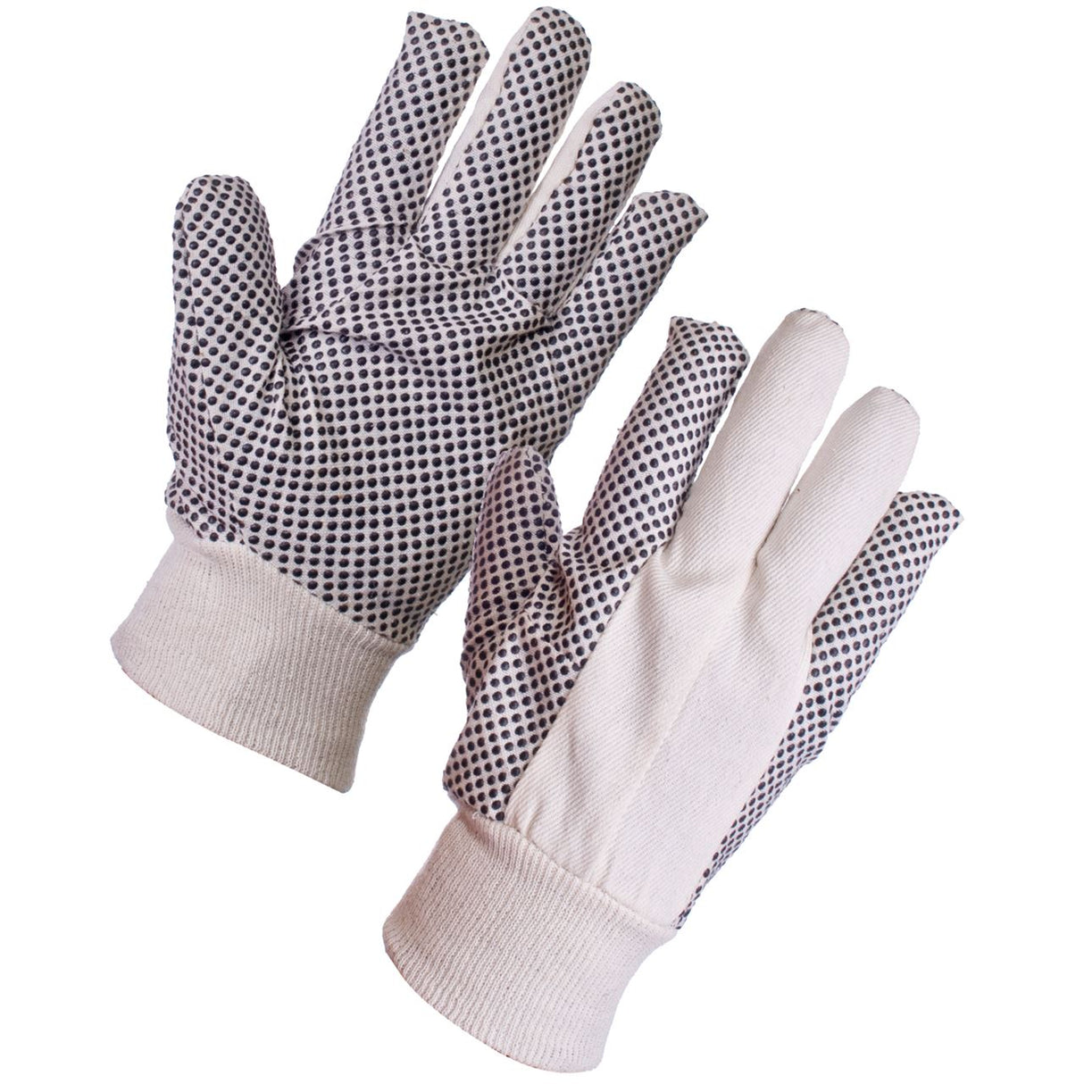 Supertouch Cotton Drill Polka Dot Gloves