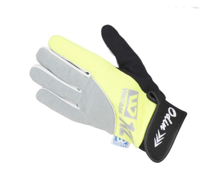 Wenaas W112 Grip+ 6-6320-98 Grey-Hi Vis Yellow Reflective Bands Glove