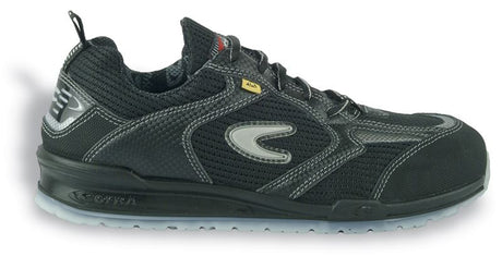 Cofra Kress S1 Aluminium Toe Cap Protection ESD Black Safety Trainer