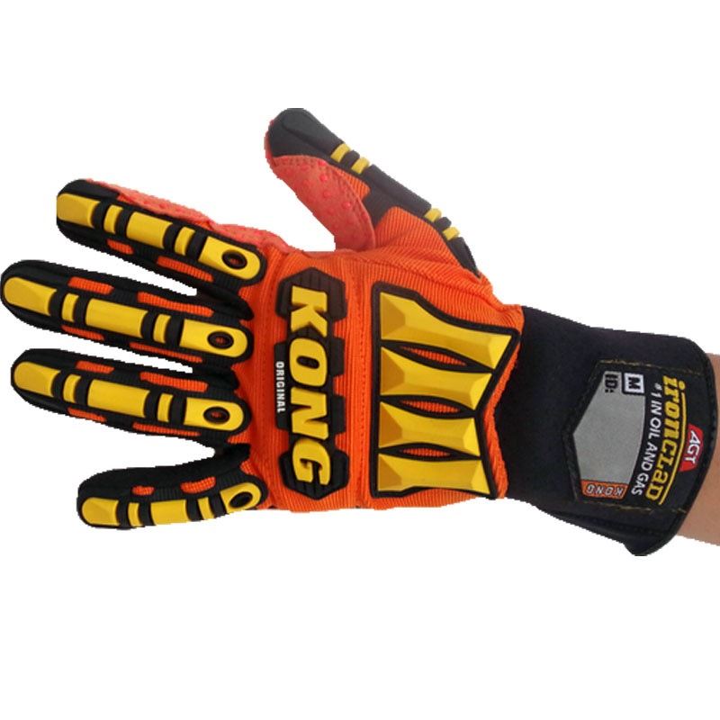 Ironclad KONG Original Oil & Gas Industry Impact Hi-Vis Gloves