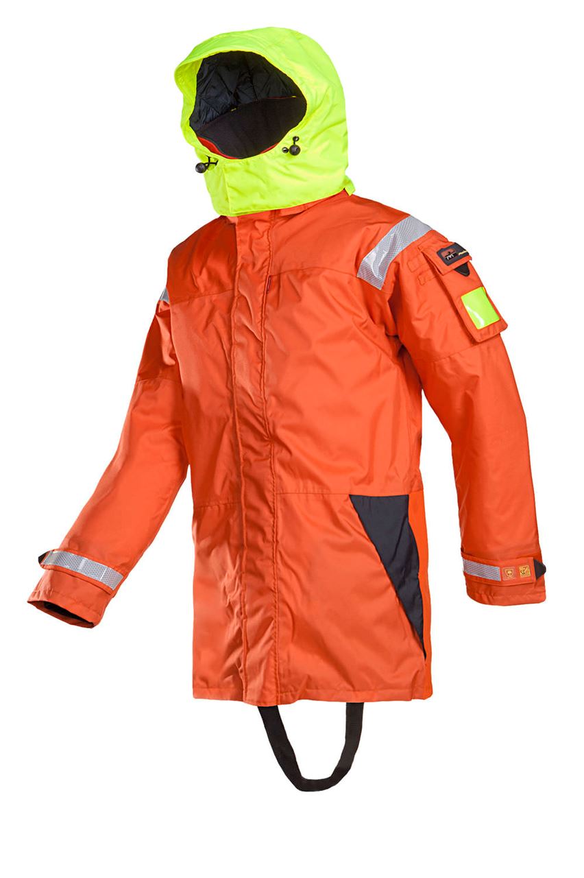 Mullion 1MJA X6 Reflective Tape Water-repellent Flotation Hi-Vis Jacket