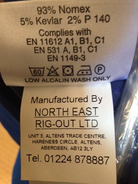 Nomex Comfort 3A FR Insulated Arc Flash Protection Coverall Flame Retardant Royal Blue