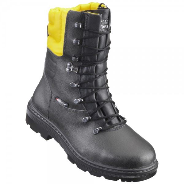 Cofra Woodsman BIS Class 1 Antistatic Breathable Chainsaw Protection Boots Black