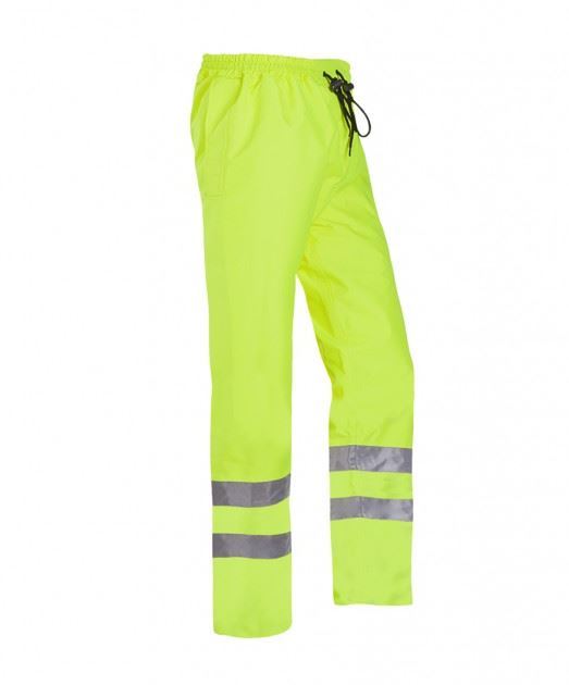 Sioen Flensburg 4448 Waterproof & Windproof, Breathable Hi Vis Yellow Trousers
