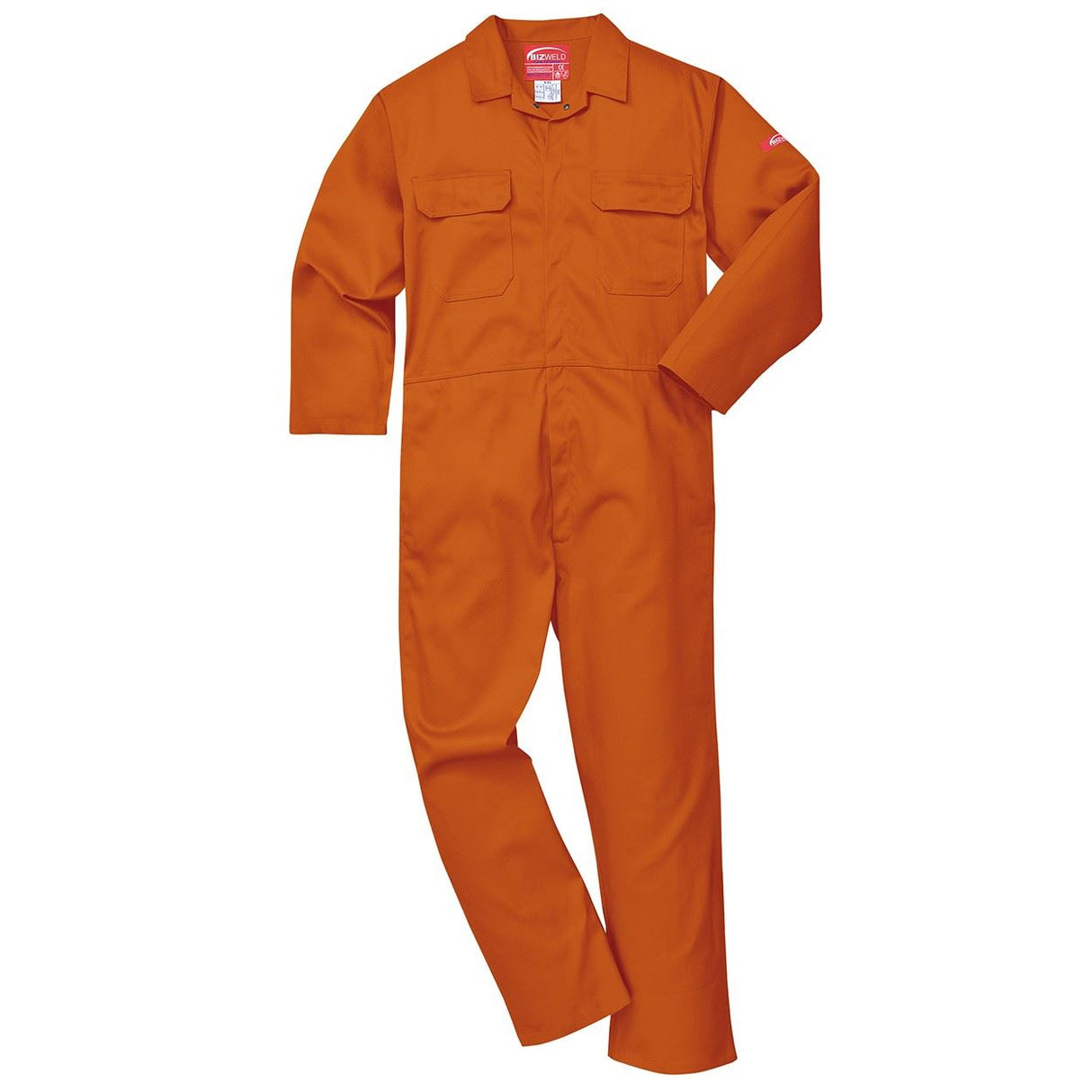 Portwest BIZ1 Bizweld Flame Resistant Coverall Orange