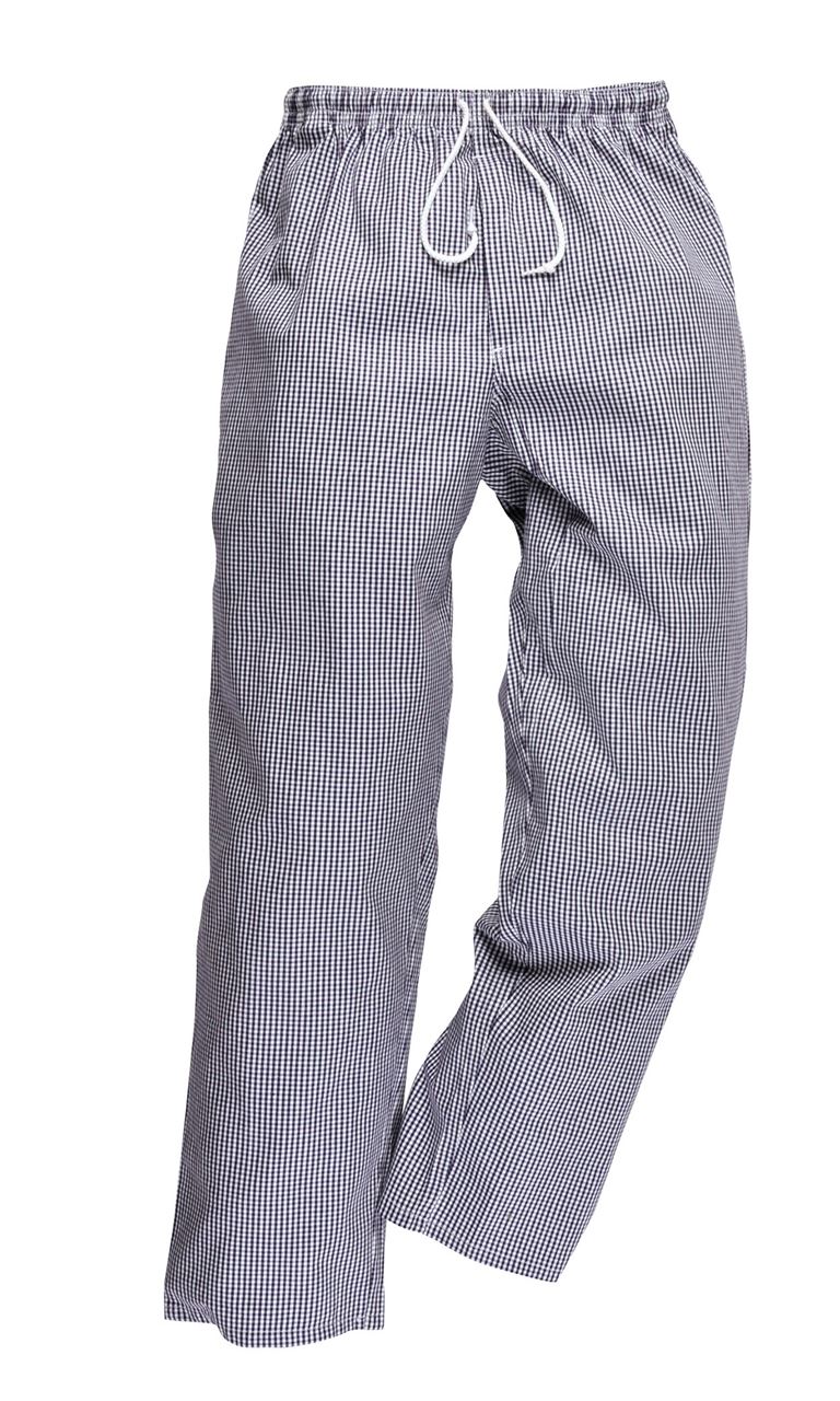 Portwest Bromley C079 100% Cotton Work Pants Kitchen Uniform Chef's Trousers, Size - Small