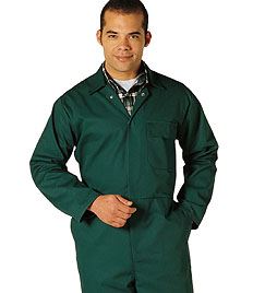 Portwest Classic Standard Polycotton Boilersuit Coverall C802 Green - Grey
