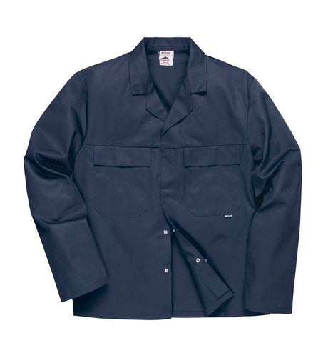 Portwest 2 Pockets Drivers Jacket C854 Polycotton Navy