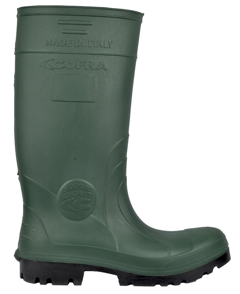 Cofra Hunter Abrasion Resistant Steel Toe Cap S5 Safety Wellington Green PU