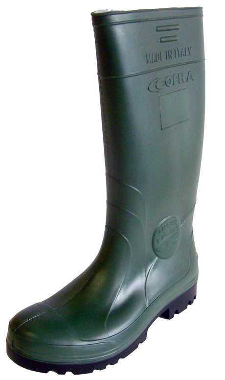 Cofra Hunter Abrasion Resistant Steel Toe Cap S5 Safety Wellington Green PU