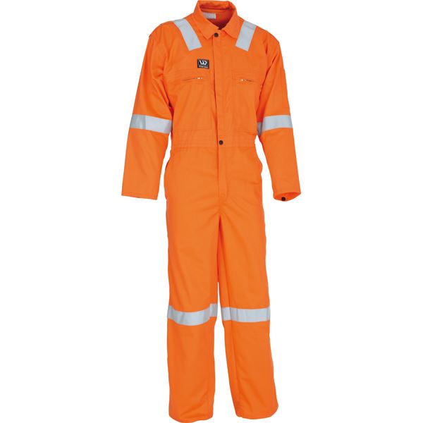 Wenaas Ambassador Flame Resistant 81750-1023 Hi Visibility Work FR Coverall Orange