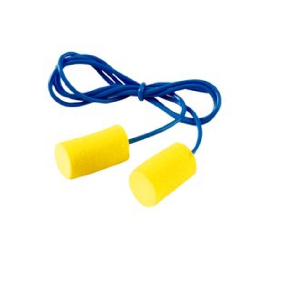 3M E.A.R. Classic Foam Earplugs Corded SNR 29dB CC-01-000 Box of 200 Pairs