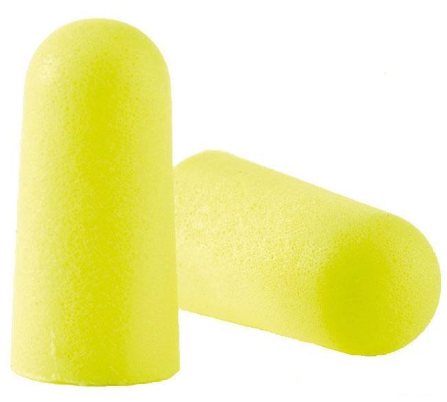 3M E-A-R soft Disposable Foam Earplugs ES-01-001 Yellow Neon Box of 250