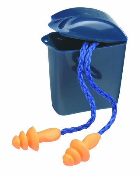 3M 1271 Re-usable Ear Plugs with Storage Case Box Of 50