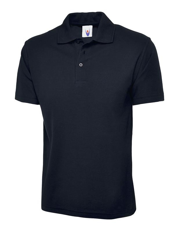 Uneek UC101 Polycotton 220gm Casual Workwear Short Sleeve Classic Men Polo Shirt Navy