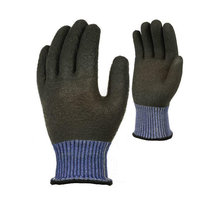 Skytec Ninja Total + Plus Cut Resistant Level-5 Latex Coated Maximum Grip Work Safety Gloves
