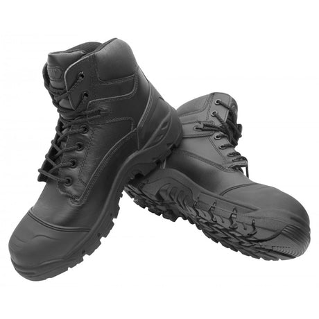 Magnum Roadmaster Black Composite Toe Cap Full Grain Leather S3 Safety Boots