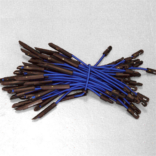 100 X Bungee Ties Flexities Elasticated  Shock Cords 30cm-12" Scaffold Cover