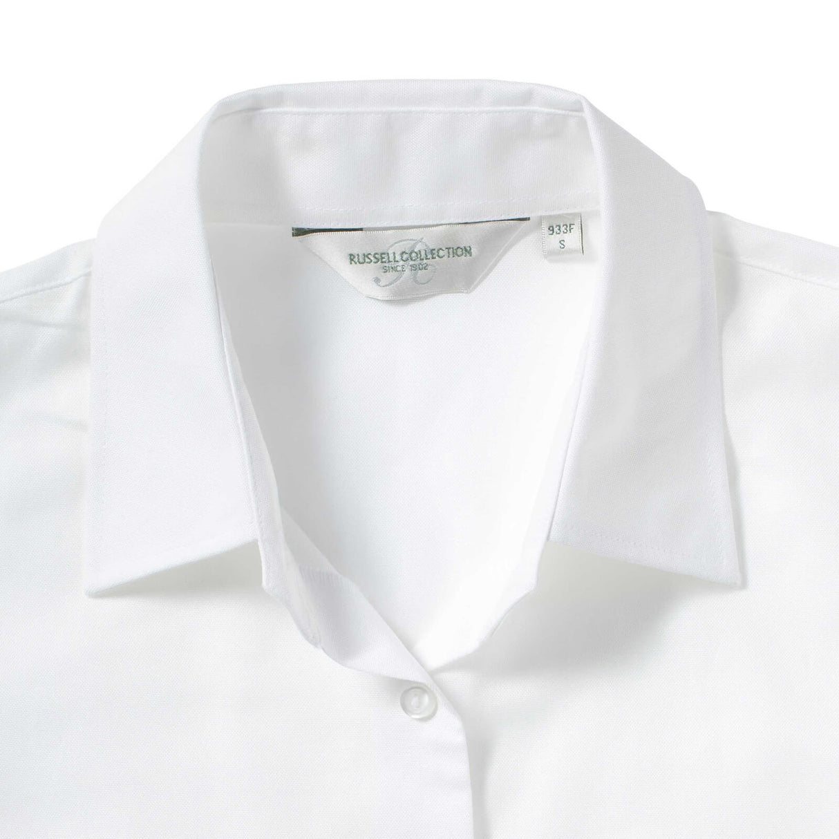 Russell Collection 933F Ladies Easy Care Short Sleeve Oxford Shirt