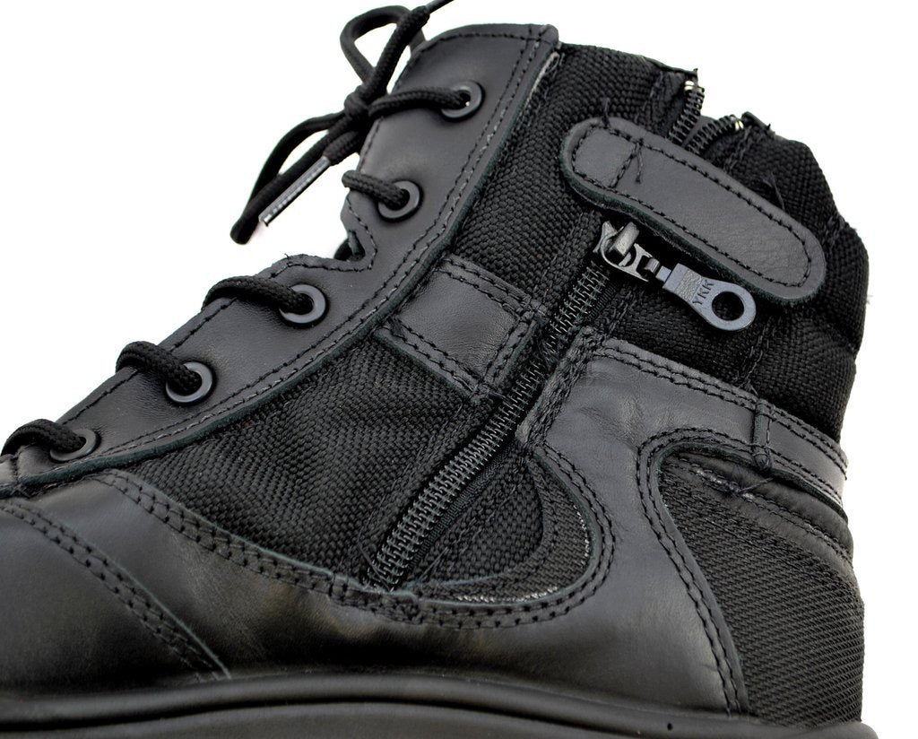 Cofra Police Non Metallic Resistant to +300°C S3 Safety Boot With Side Zip