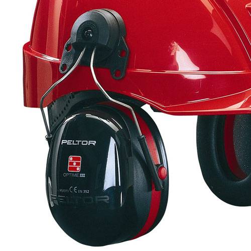 3M Optime 3 H540P3H Helmet Mounted Ear Muffs SNR 34dB Defenders