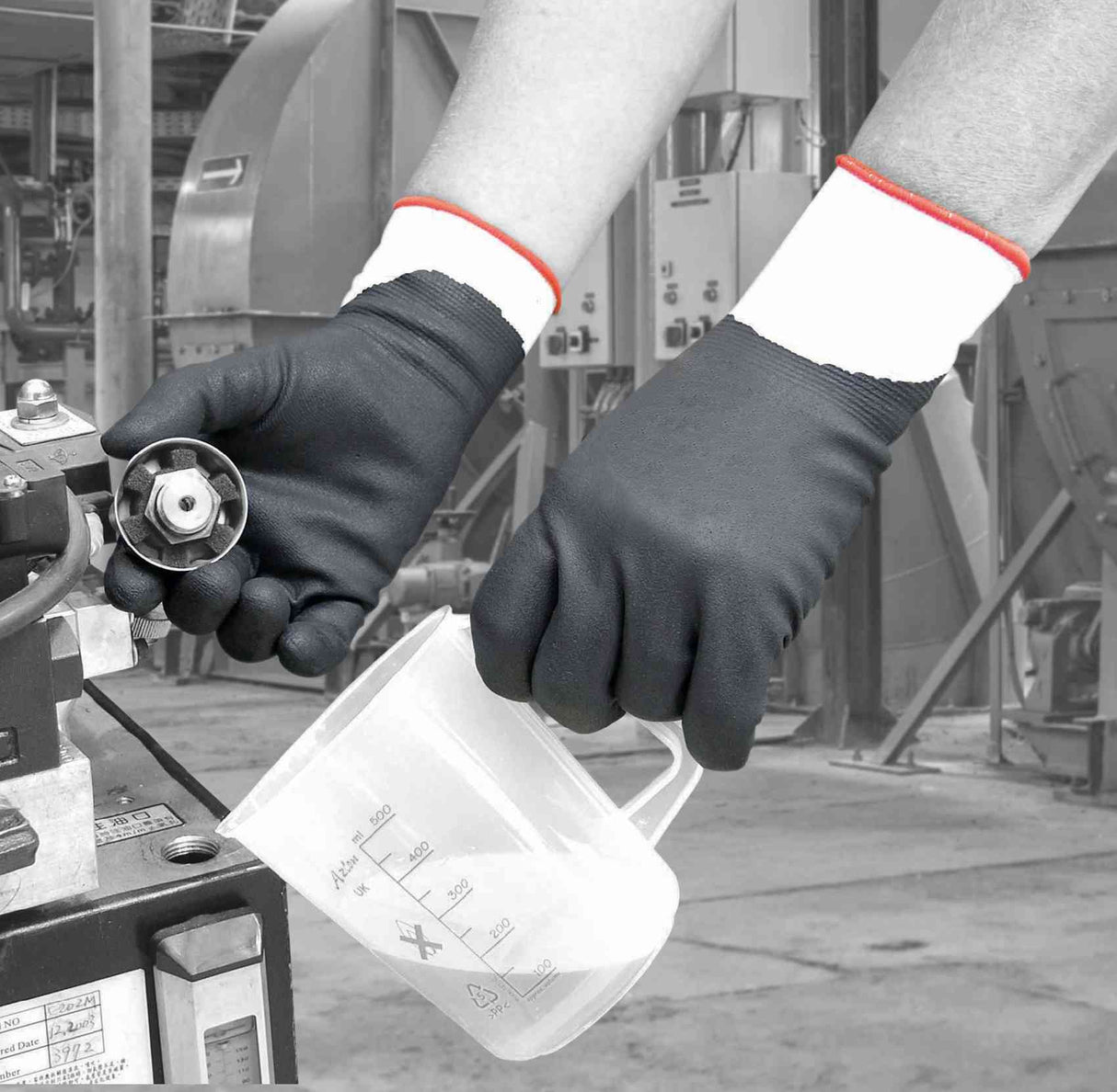 Polyco Reflex G5N FC Full Nitrile Coating Level-5 Cut Resistant Safety Work Gloves