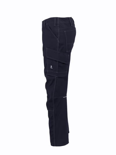 Mascot New Haven Men Work Trousers Ergonomic Design Navy