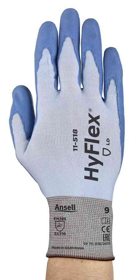 Ansell HyFlex® 11-518 ultra light cut 3 Glove