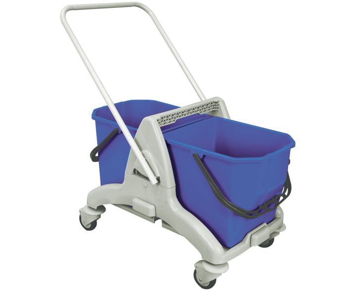 Robert-Scott Double Bucket Mopping Trolley 25L Blue