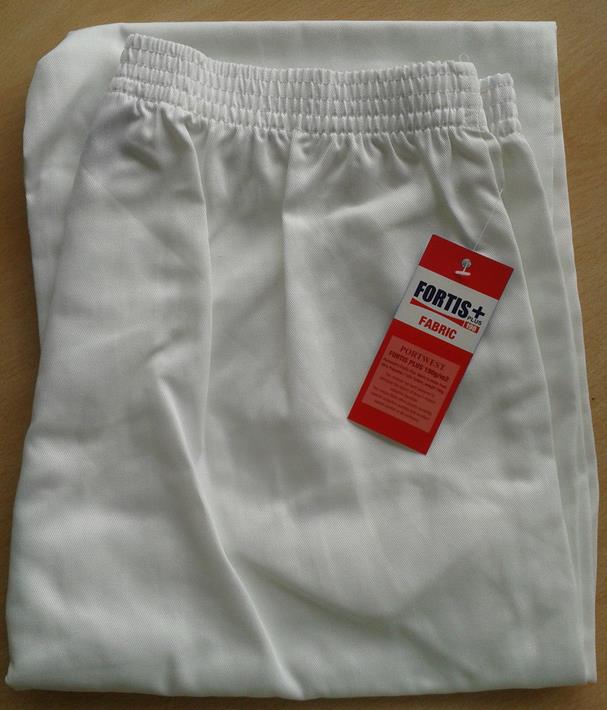 Portwest Bakers Trousers 2208 Polycotton White Work Chefs Pant