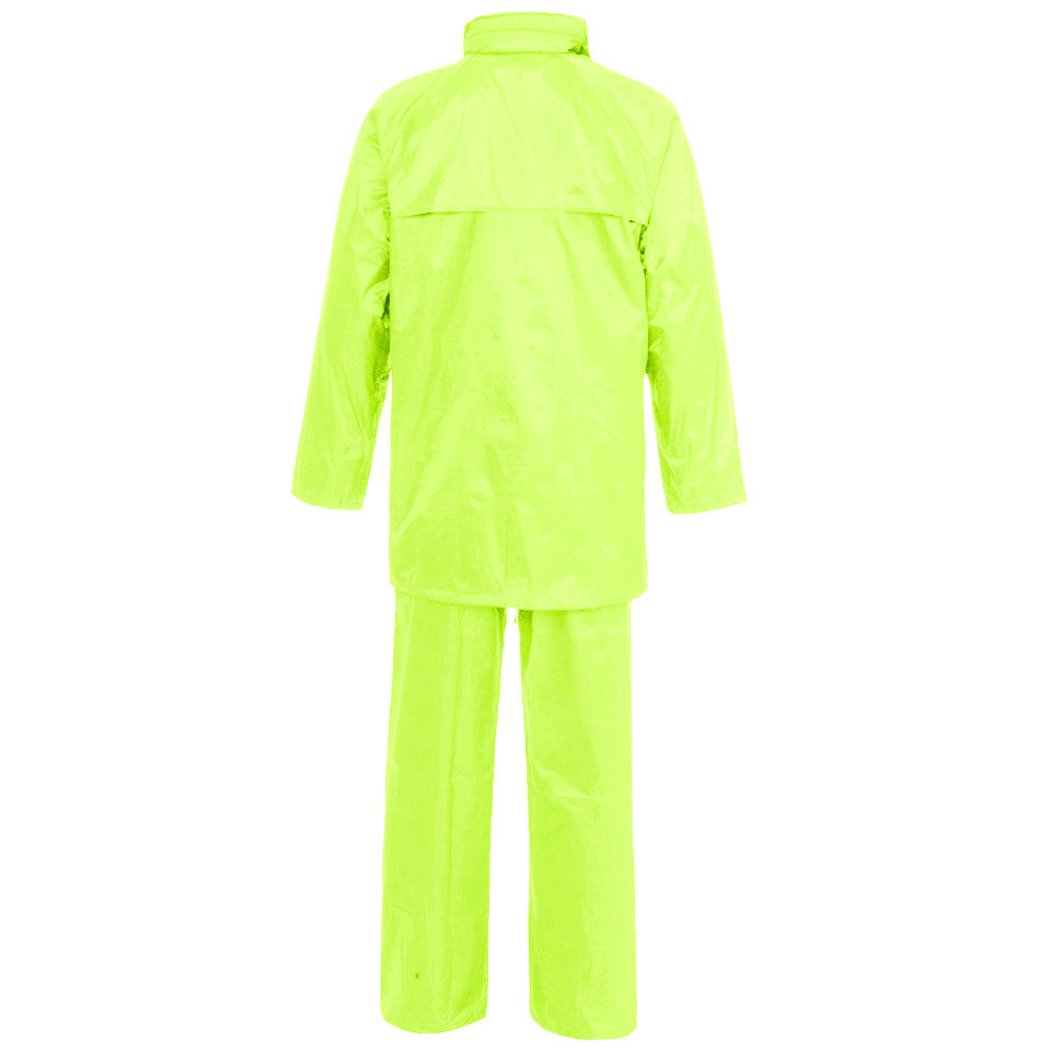 Supertouch Water Resistance Polyester/PVC Rainwear - Rainsuit 18381-7 Yellow