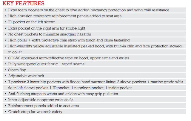 Mullion 1MJA X6 Reflective Tape Water-repellent Flotation Hi-Vis Jacket