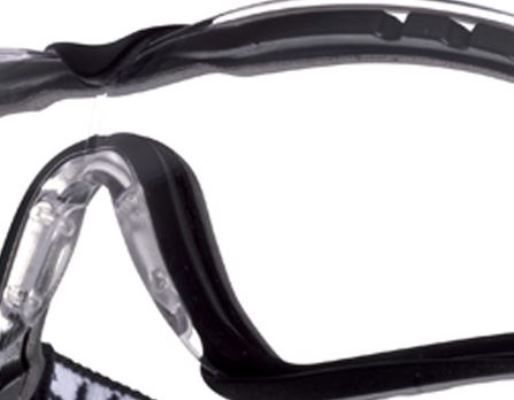 Bolle Cobra Safety Goggles - Clear Scratch & Mist Proof, Anti-Static, Clear Lens