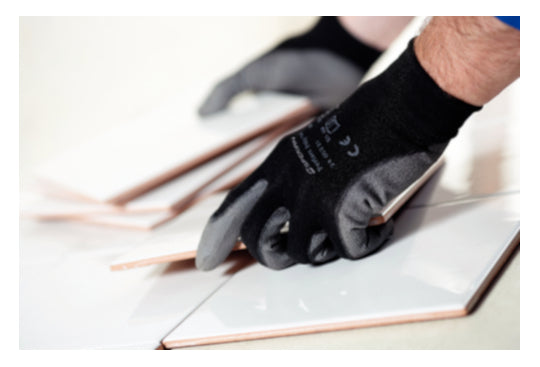 Honeywell 2400251 Perfect Poly Black Polyamide Grey Coated Gloves, Size - 9