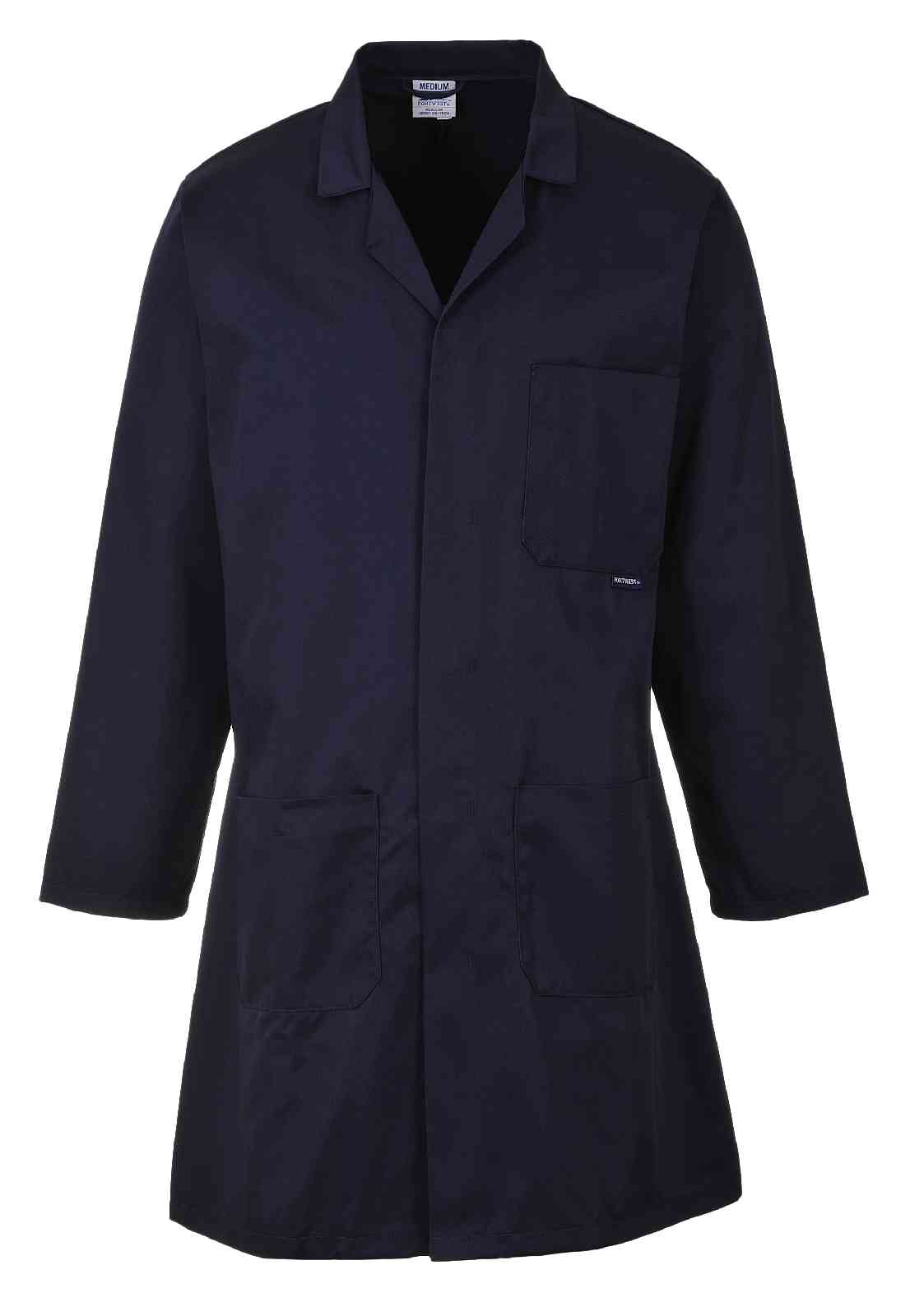 Portwest 2852 Men Standard Coat Warehouse Lab Navy