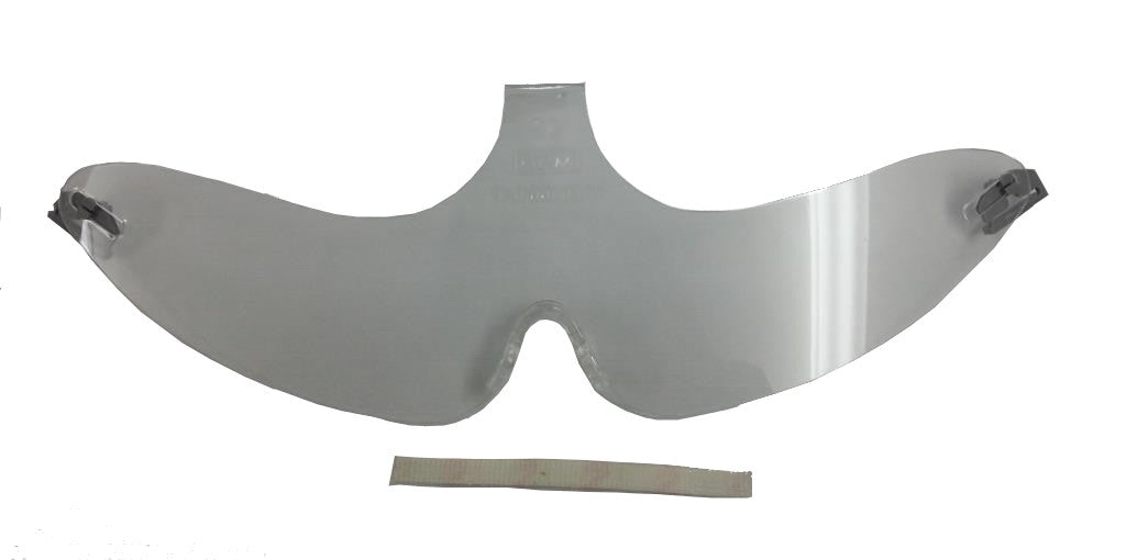 MSA 10002674 Stow-Away Visor Clear Lens Antifog Coating