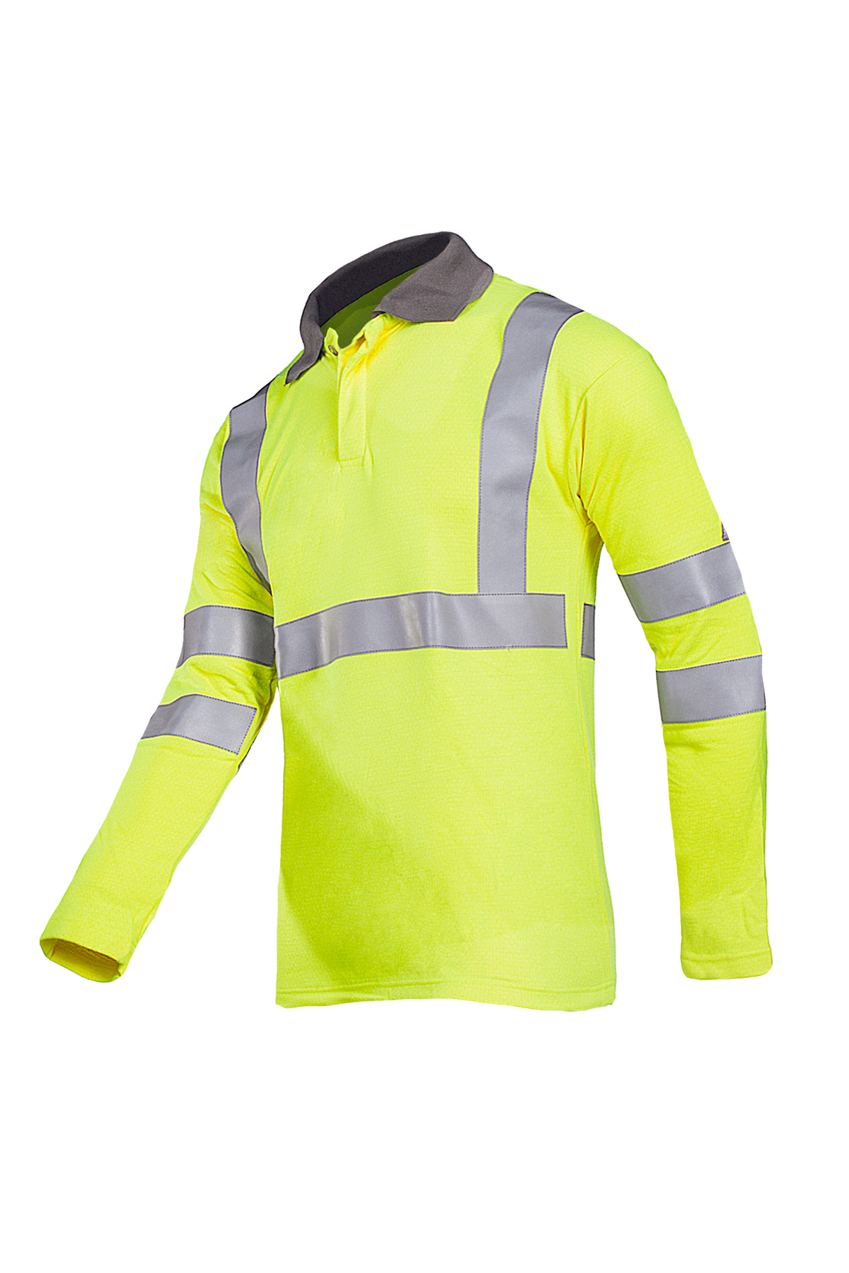 Sioen 3142A Ruapo Flame Retardant Antistatic FR Hi Vis Work Polo Shirt, Size - Large