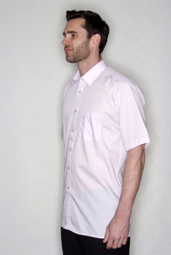 Premier PR202 Poplin Polycotton Short Sleeve Shirt Liliac