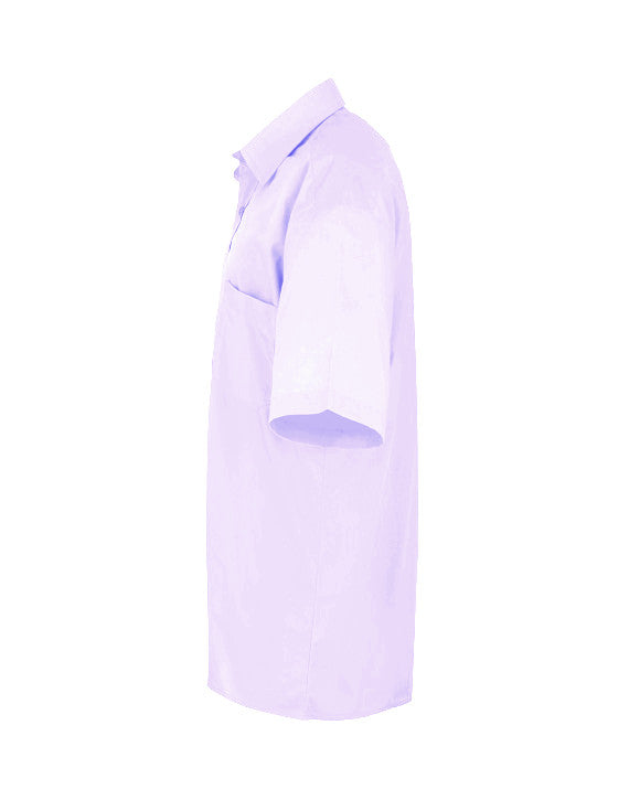 Premier PR202 Poplin Polycotton Short Sleeve Shirt Liliac