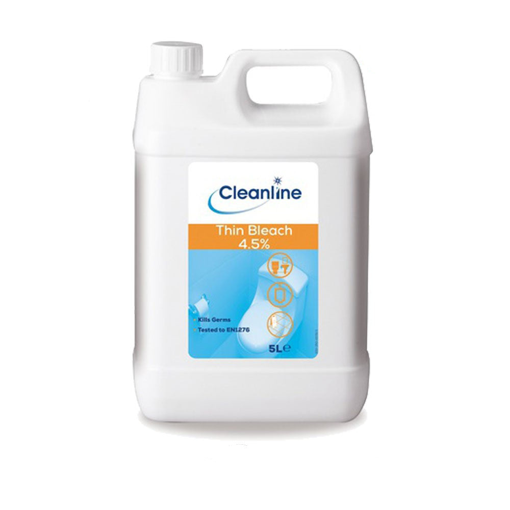 Cleanline Thin Bleach 4.5% 5 Litres