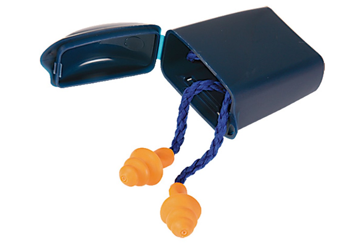 3M 1271 Re-usable Ear Plugs with Storage Case Box Of 50