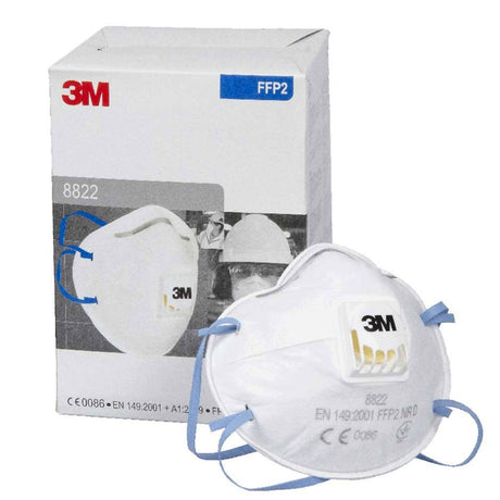 3M 8822 FFP2 Valved Respiratory Mask (10 Pack)