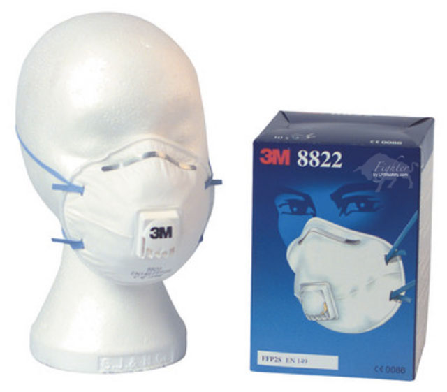 3M 8822 FFP2 Valved Respiratory Mask (10 Pack)