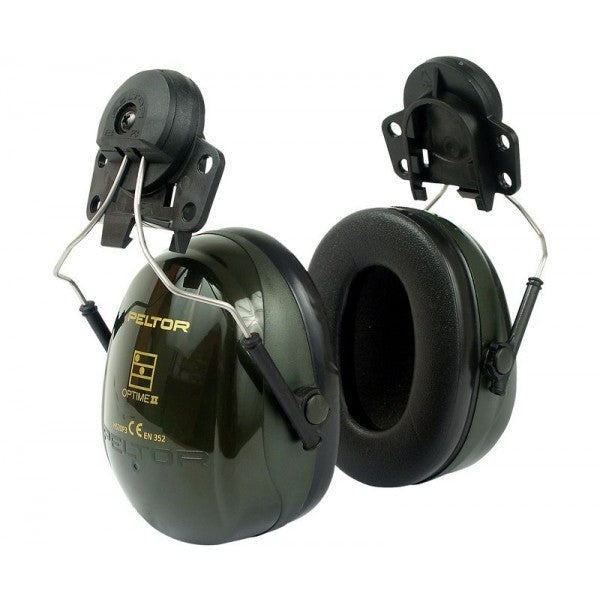 3M H520P3H Peltor Optime 2 Helmet Mounted Ear Muffs SNR-30dB