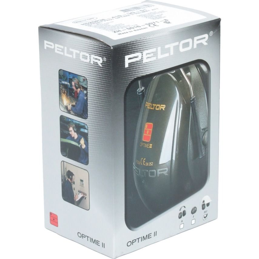 3M H520P3H Peltor Optime 2 Helmet Mounted Ear Muffs SNR-30dB