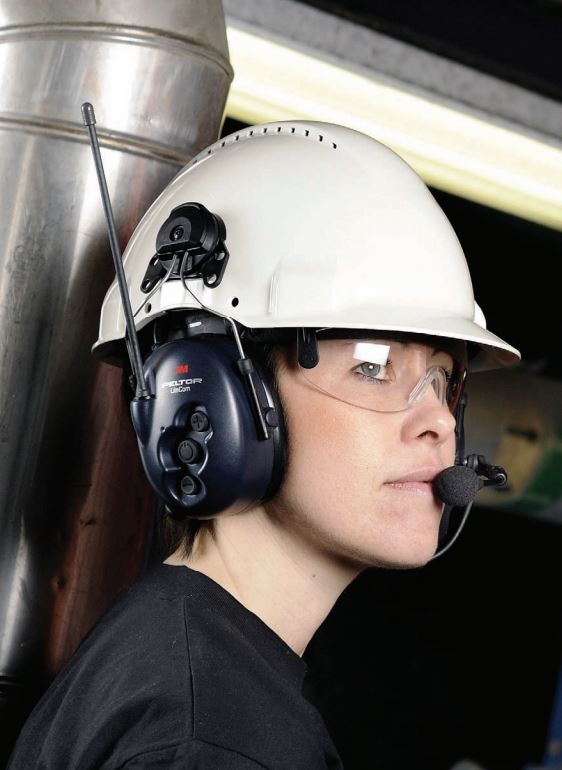 3M PELTOR MT53H7P3E4400 LiteCom Helmet Mounted Headset 2 -Way Radio