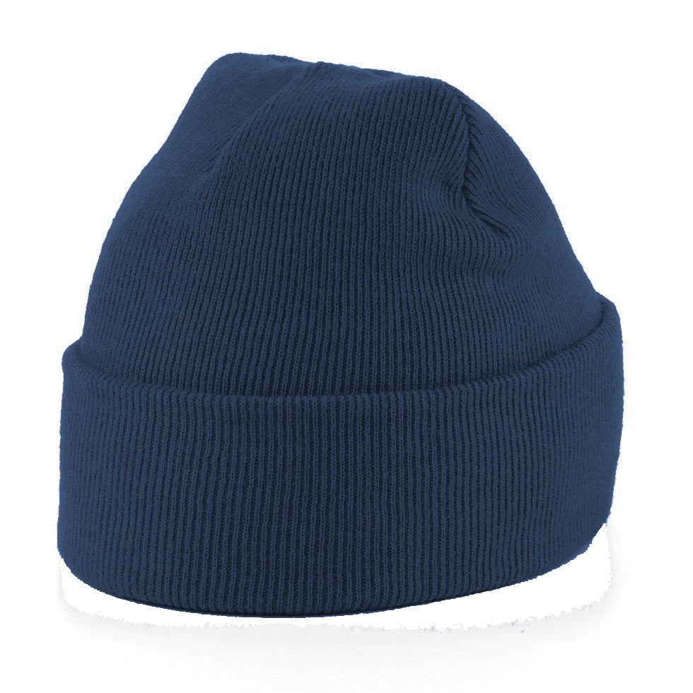 Beechfield BB45 Original Cuffed Beanie Hat Unisex Navy