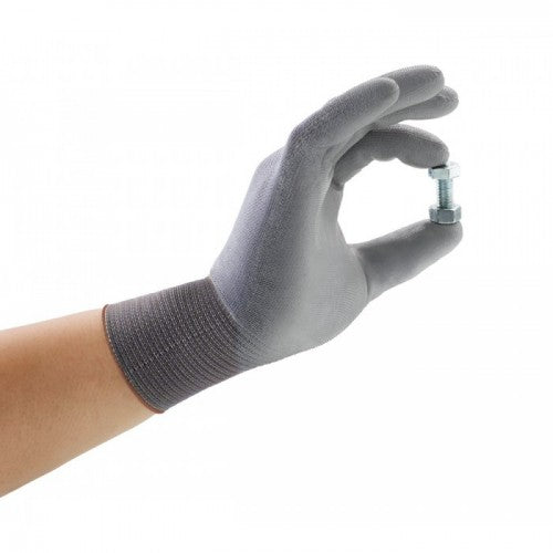 Ansell HyFlex 48-102 Work Gloves PU Coating Grey
